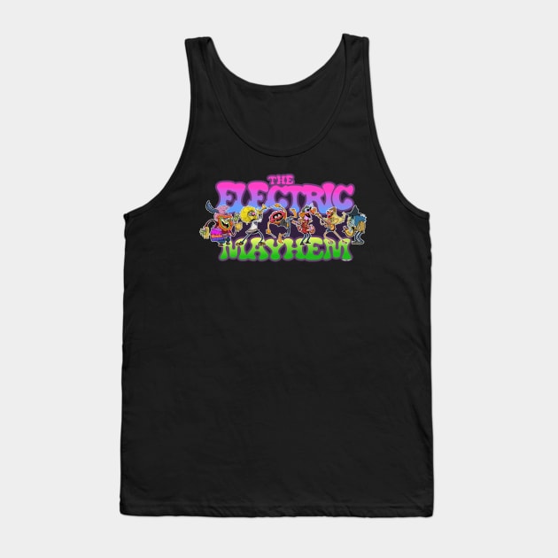 Groovy band Tank Top by Durkinworks